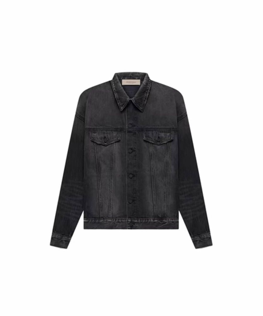 Clothing * | Half-Price Fear Of God Essentials Jacket Denim