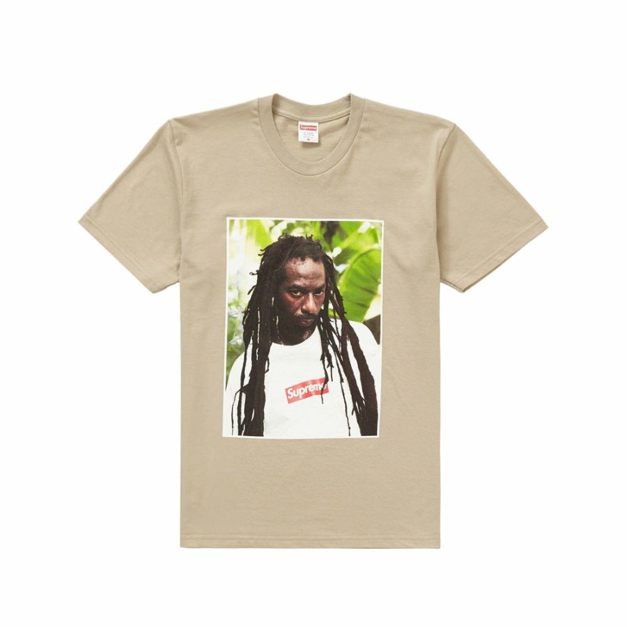 Clothing * | Special Price Supreme Buju Banton Tee Clay