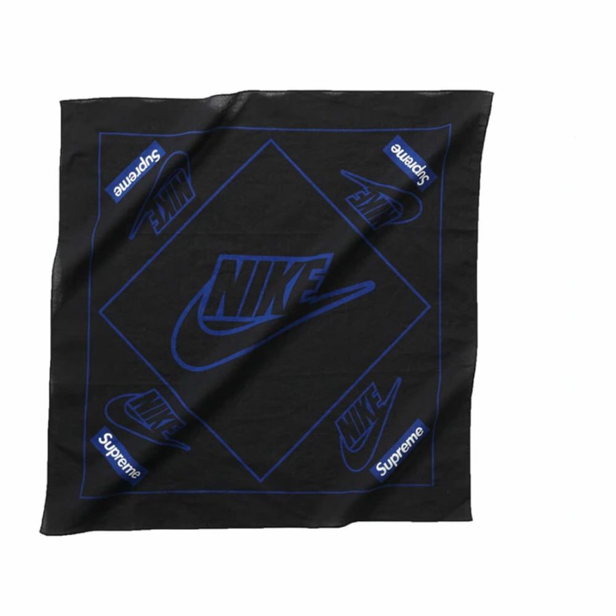 Men * | Clearance Sale Supreme Nike Bandana Black