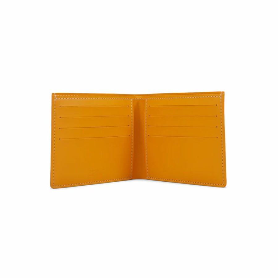 Men * | Limit Offer Goyard Victoire Wallet Goyardine Yellow