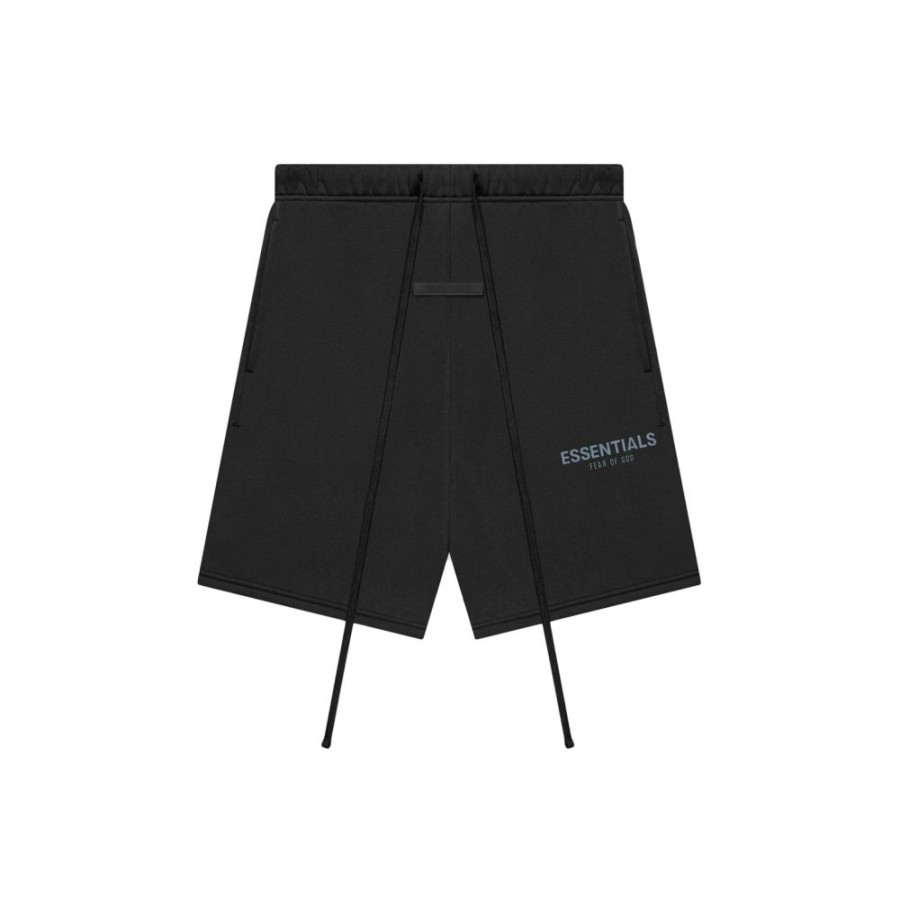 Men * | Special Price Fear Of God Essentials Shorts (Ss21) Black/Stretch Limo