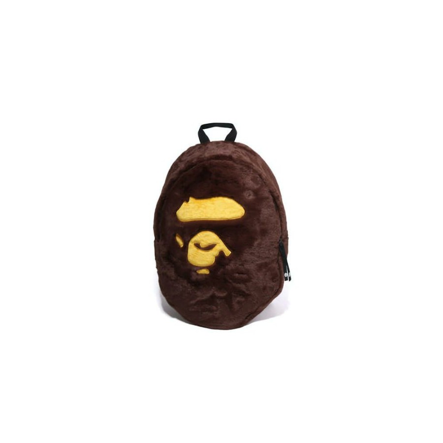 Men * | With Discount And Promotion Bape Ape Head Day Pack Backpack Brown