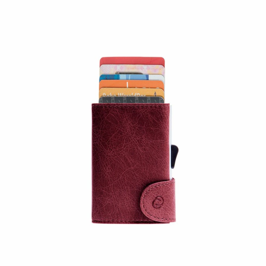 Men * | Limit Offer C-Secure Card Holder/Wallet Vintage Leather