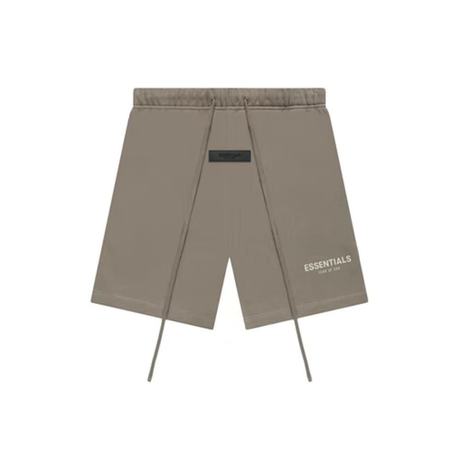 Men * | Economic Price Fear Of God Essentials Shorts Desert Taupe