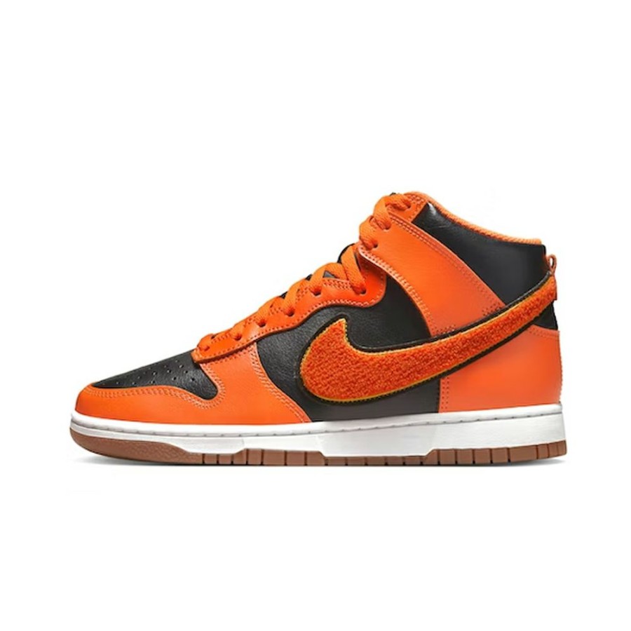 Sneakers * | Moderate Price Nike Dunk High University Chenille Swoosh Safty Orange