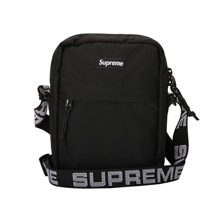 Women * | Allowance On Sale Supreme Shoulder Bag (Ss18) Black