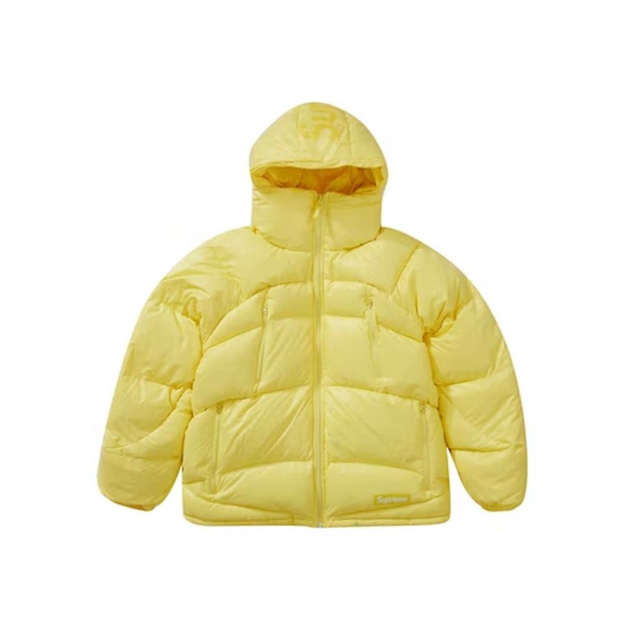 Clothing * | Half-Price Supreme Reversible Featherweight Down Puffer Jacket Yellow