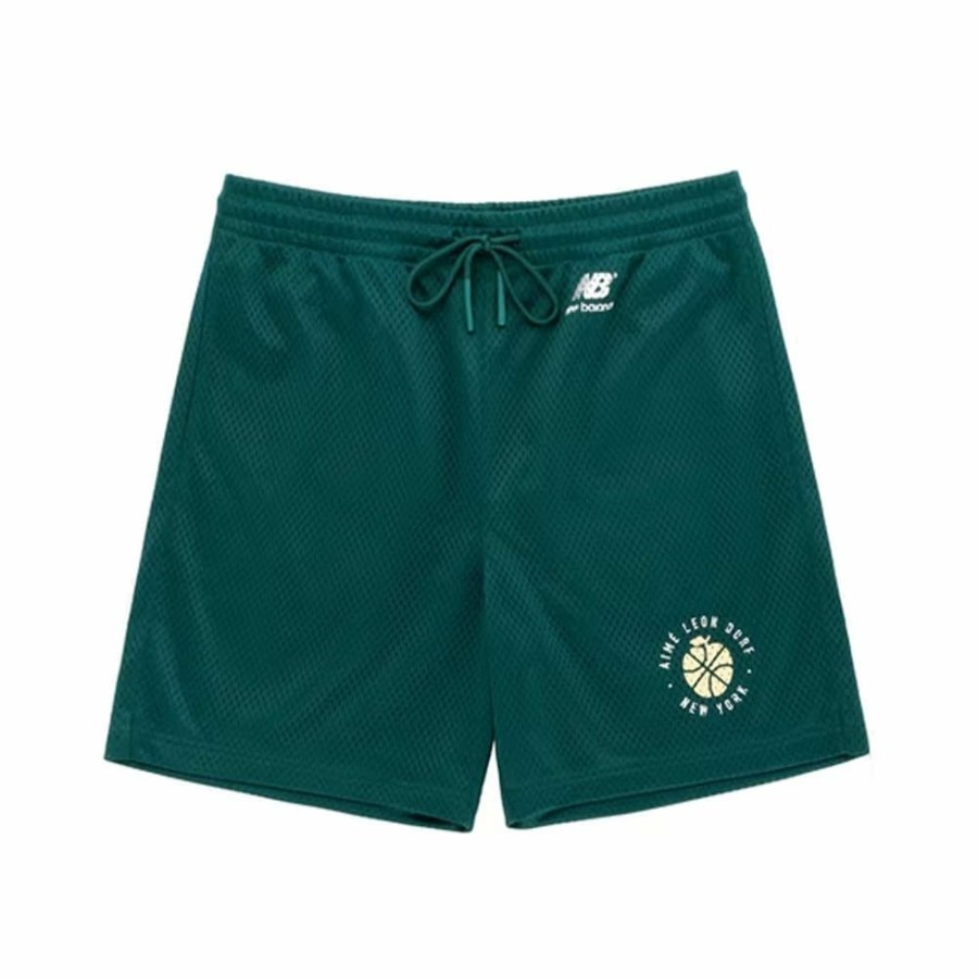 Men * | Allowance On Sale Aime Leon Dore X New Balance Gym Shorts Green