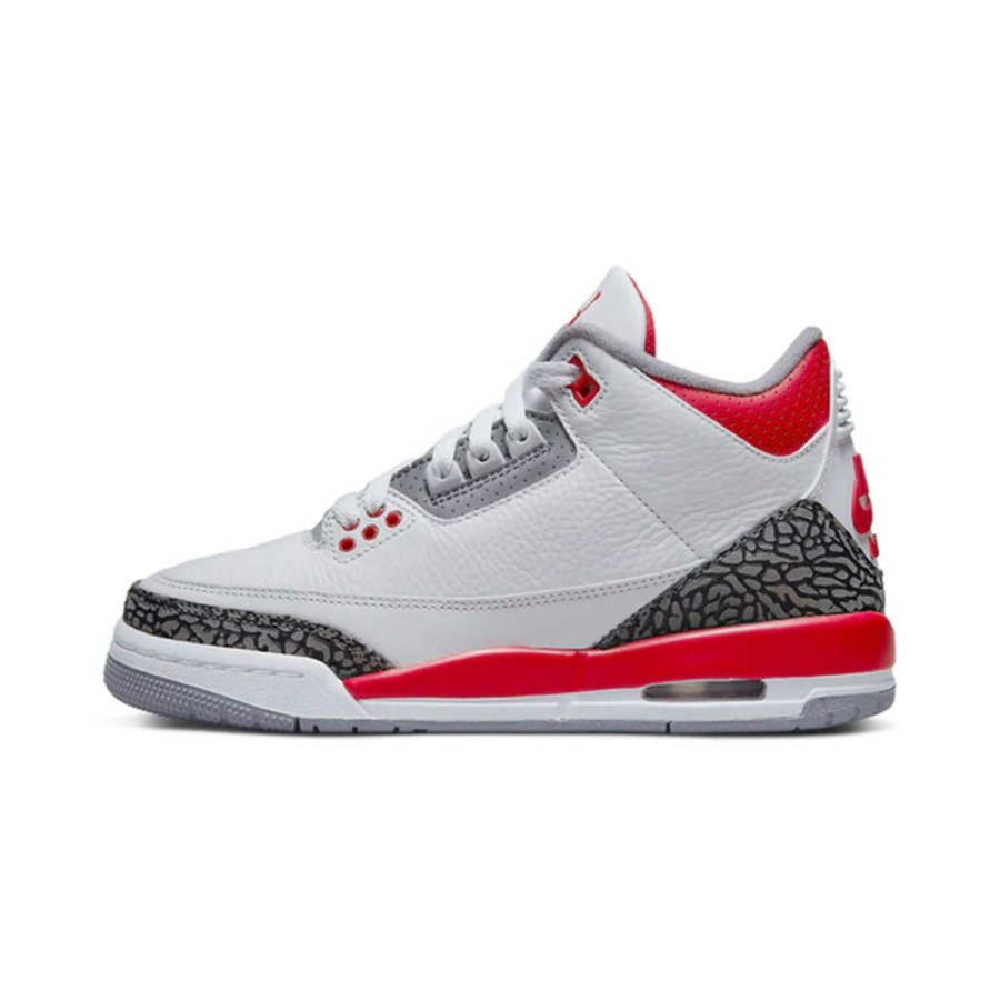 Sneakers * | Cut-Rate Jordan 3 Retro Fire Red (2022) (Gs)