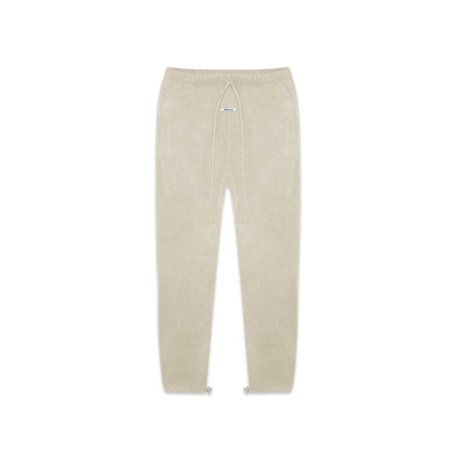 Men * | Half-Price Fear Of God Essentials Polar Fleece Sweatpants Olive/Khaki