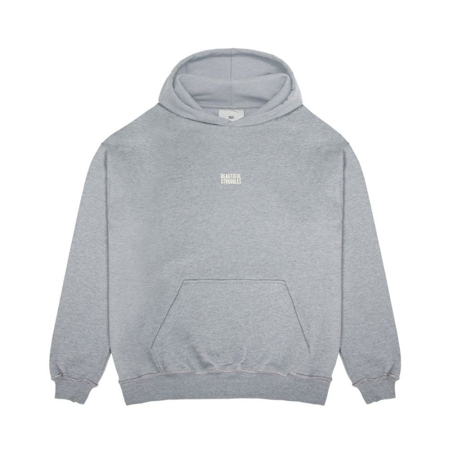 Clothing * | Clearance Beautiful Struggles Small Logo Sweatshirt Grey Melange