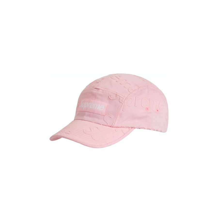 Women * | With Discount And Promotion Supreme Lasered Twill Camp Cap Pink