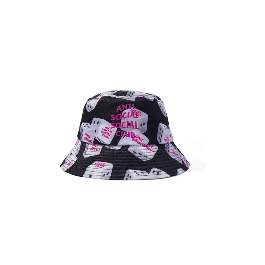 Women * | With Discount And Promotion Anti Social Social Club 7 (4) 7 Bucket Cap Black