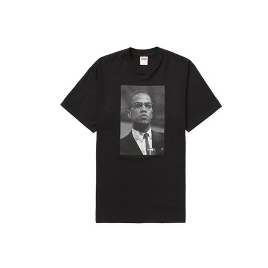 Clothing * | Allowance On Sale Supreme Roy Decarava Malcolm X Tee Black