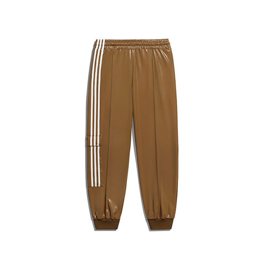 Men * | Clearance Adidas Ivy Park Latex Track Pants (All Gender) Wild Brown