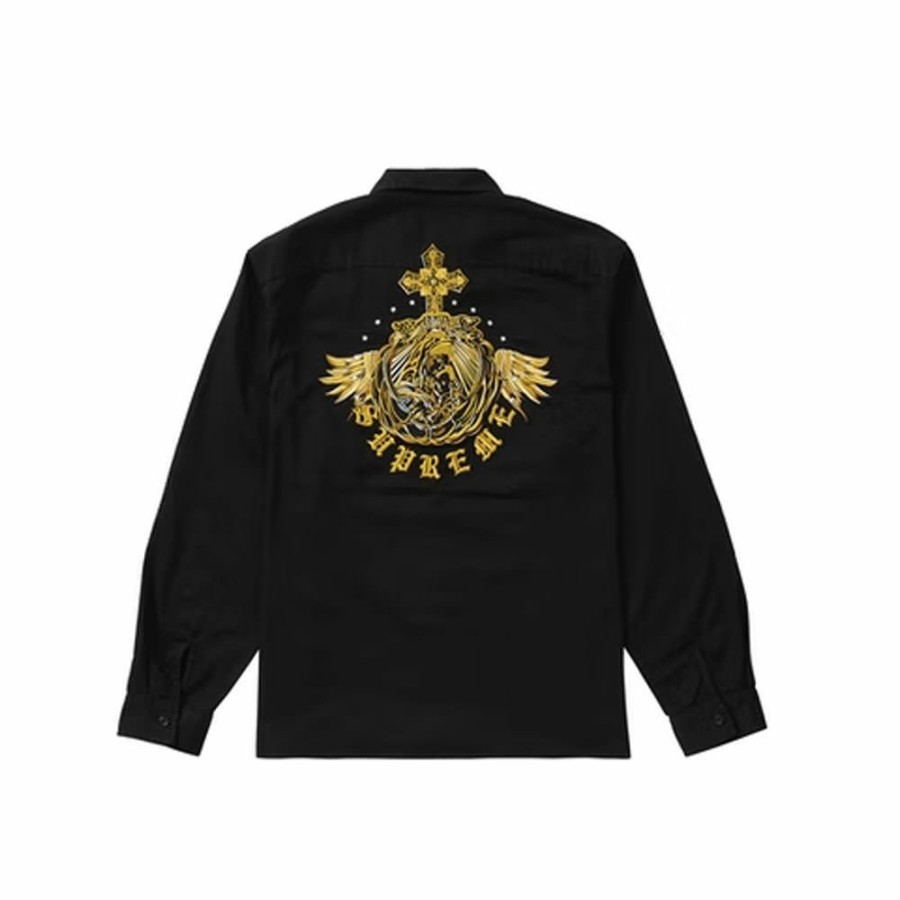 Clothing * | With Discount And Promotion Supreme Mary Work Shirt Black