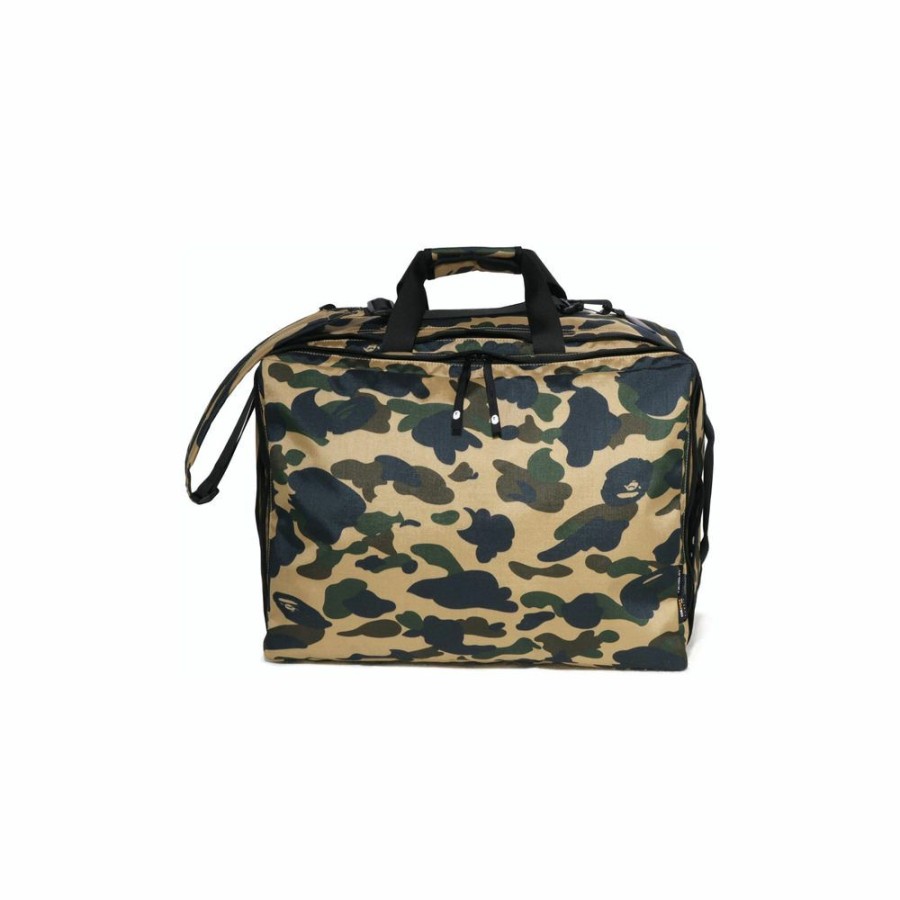 Men * | Cut-Price Bape 1St Camo 3Way Bag Yellow