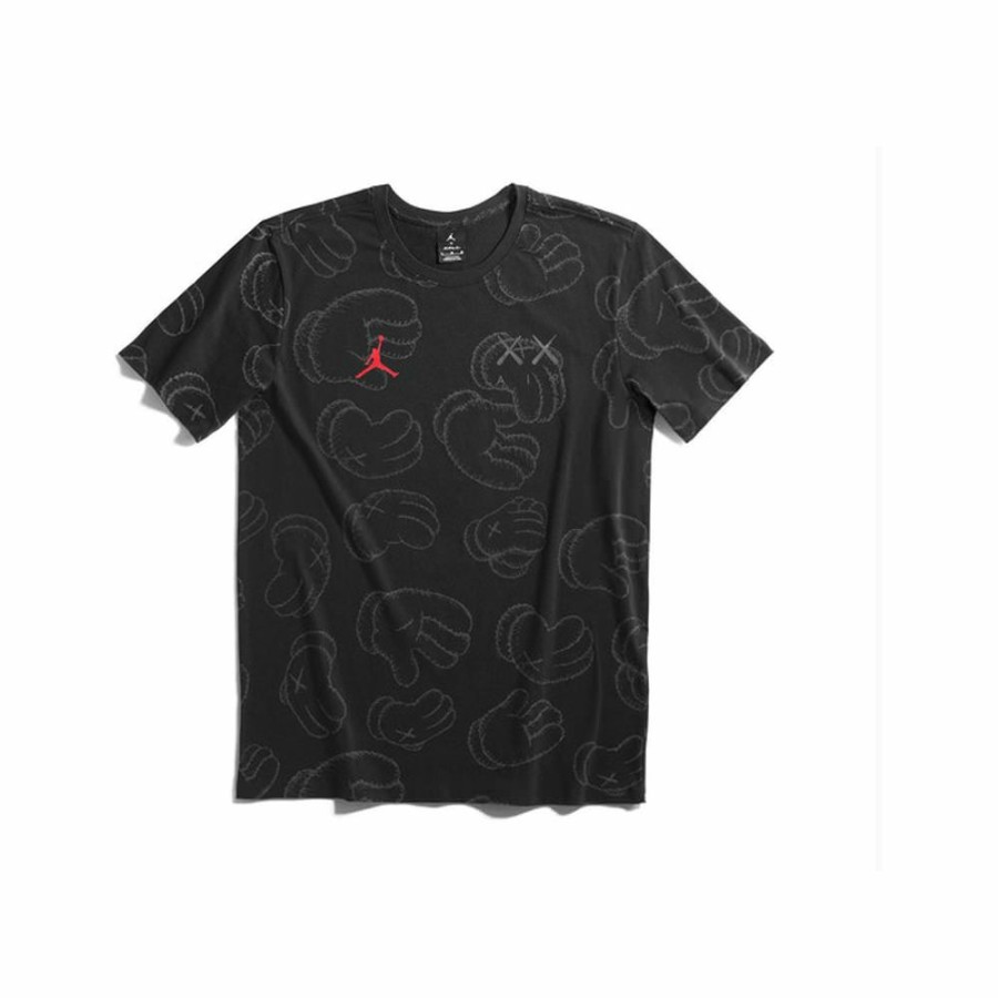 Clothing * | Clearance Sale Kaws X Jordan Tee Black