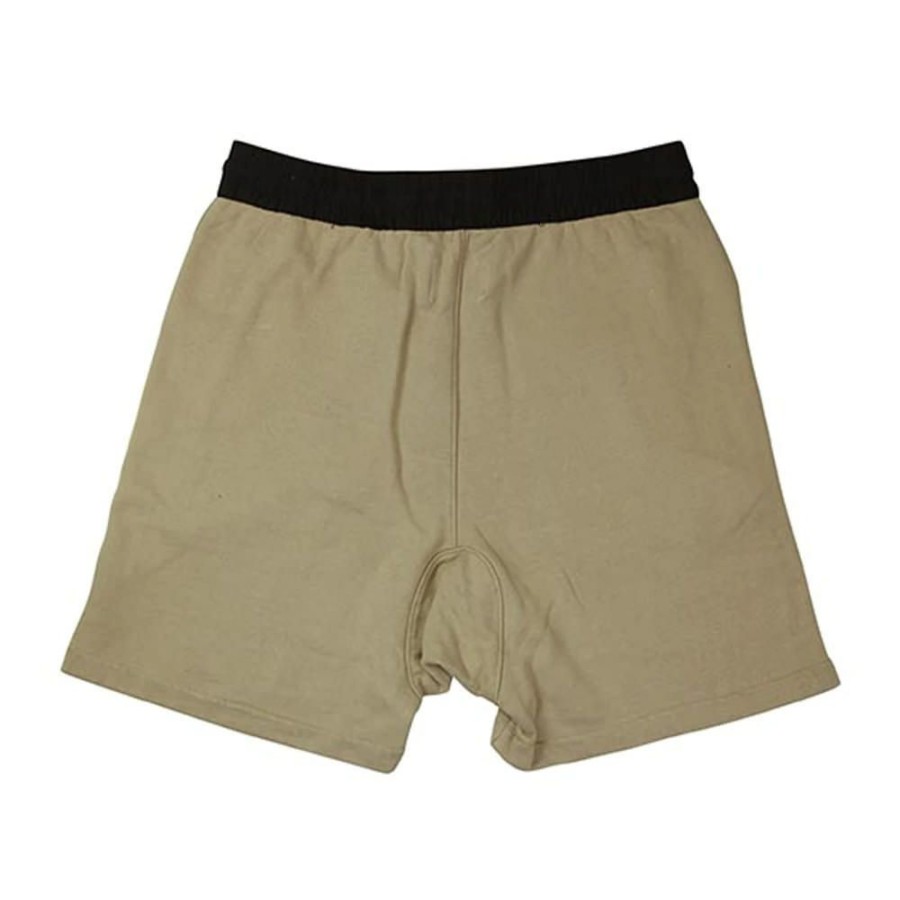 Men * | Favorable Price Fear Of God Fog Essentials Drawstring Shorts Chinchilla