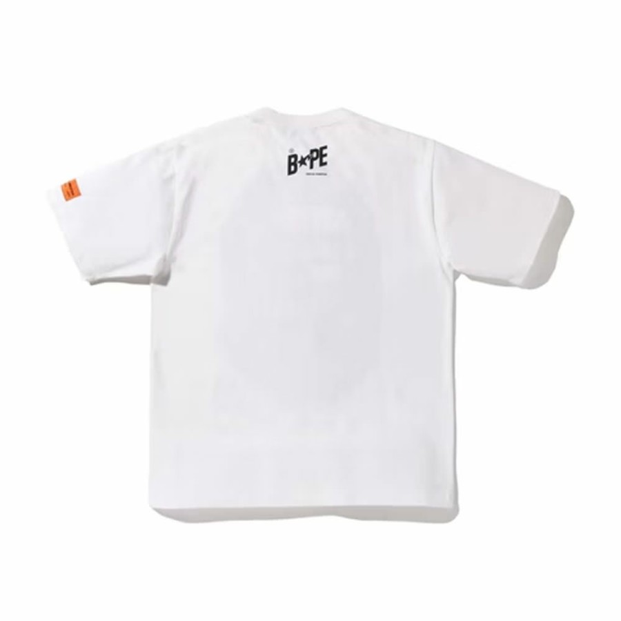 Clothing * | Special Offer Bape X Heron Preston Relaxed Fit Tee White