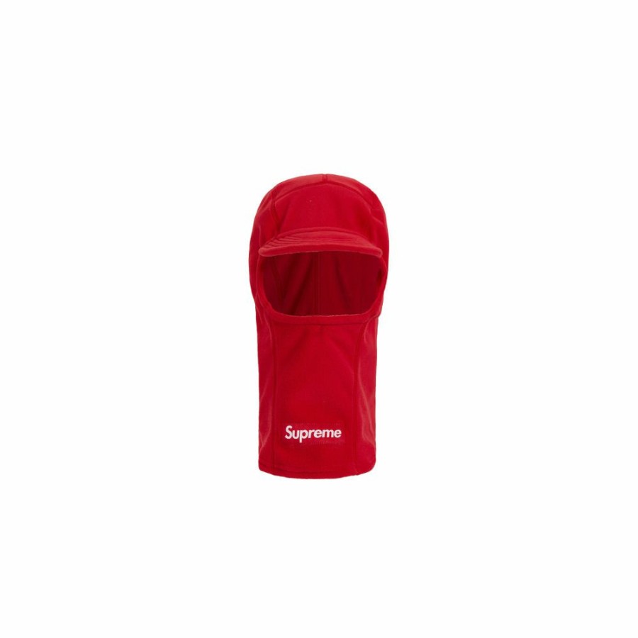 Women * | Clearance Supreme Polartec Brim Balaclava Red