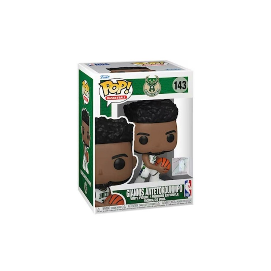 Kids * | Limit Offer Funko Pop! Basketball Nba Milwaukee Bucks Giannis Antetokounmpo (2021-22 City Edition Jersey) Figure #143