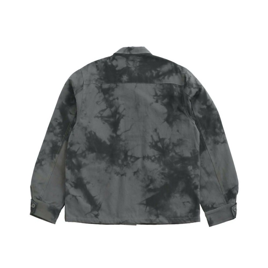 Clothing * | Affordable Price Palace X Porter Pocket Bag Jacket Black Wave Dye