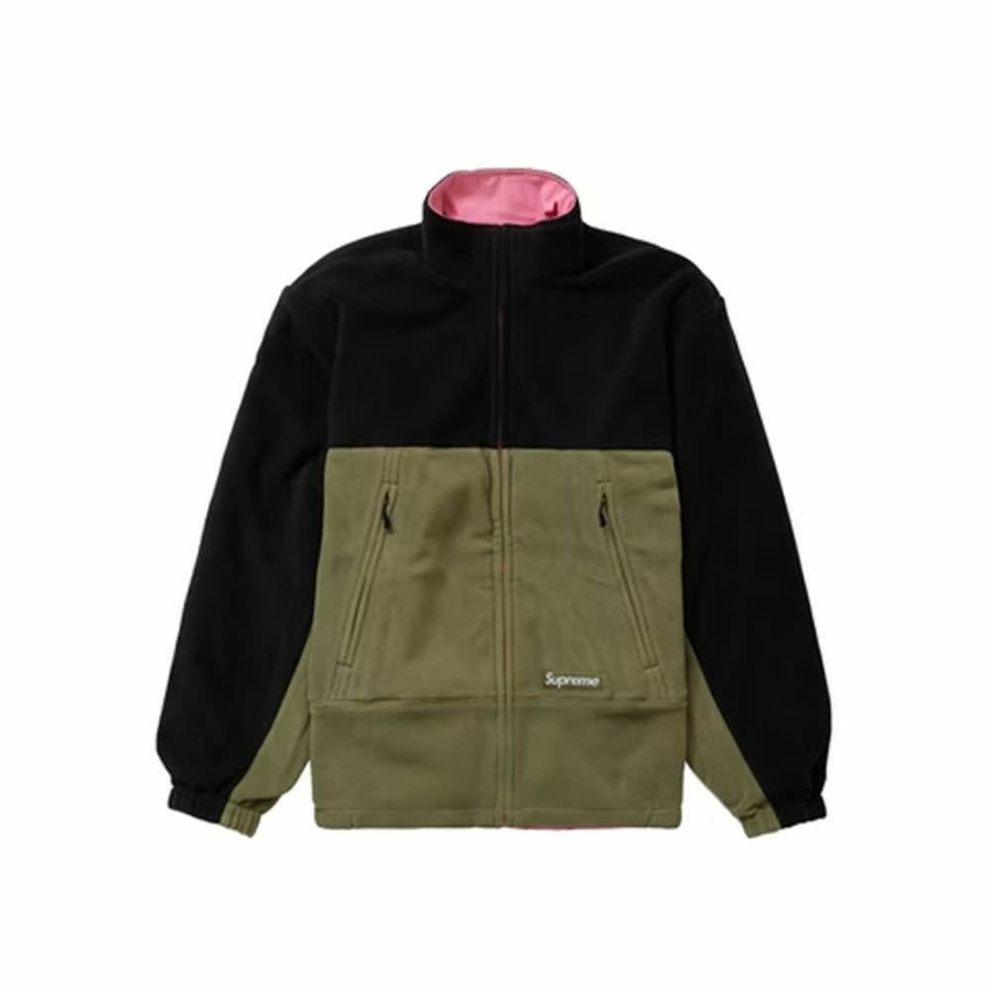 Clothing * | Affordable Price Supreme Gore-Tex Reversible Polartec Lined Jacket Pink