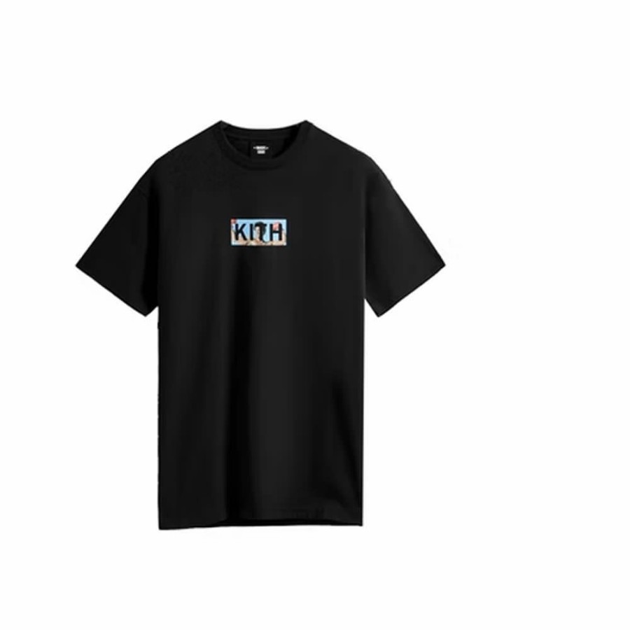 Clothing * | Special Offers Kith Rocky Balboa Classic Logo Tee Black