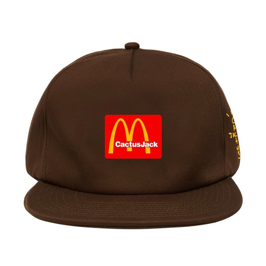 Men * | Promotions Travis Scott X Mcdonald'S Cj Arches Hat Brown