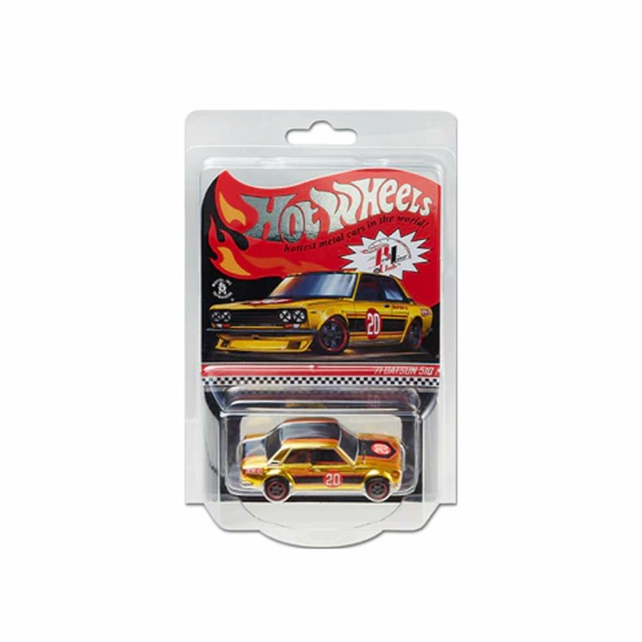 Kids * | Half Off Hot Wheels Rlc Exclusive '71 Datsun 510 Spectraflame Bright Yellow