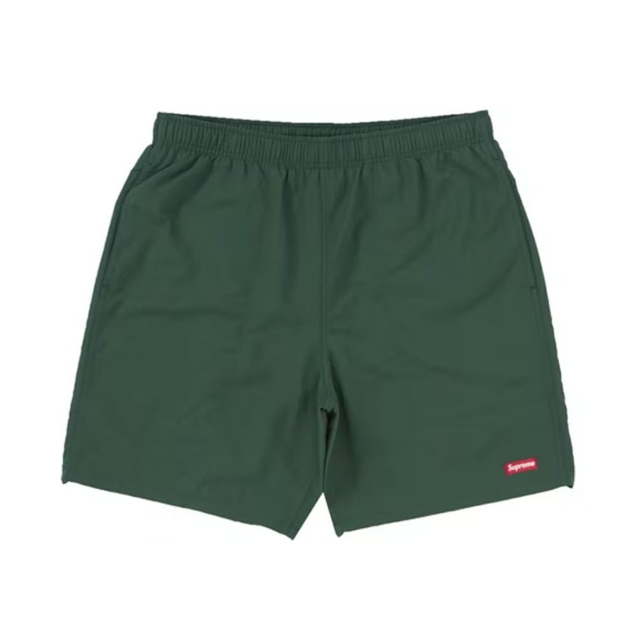 Men * | On Sale Supreme Nylon Water Short (Ss22) Dark Green