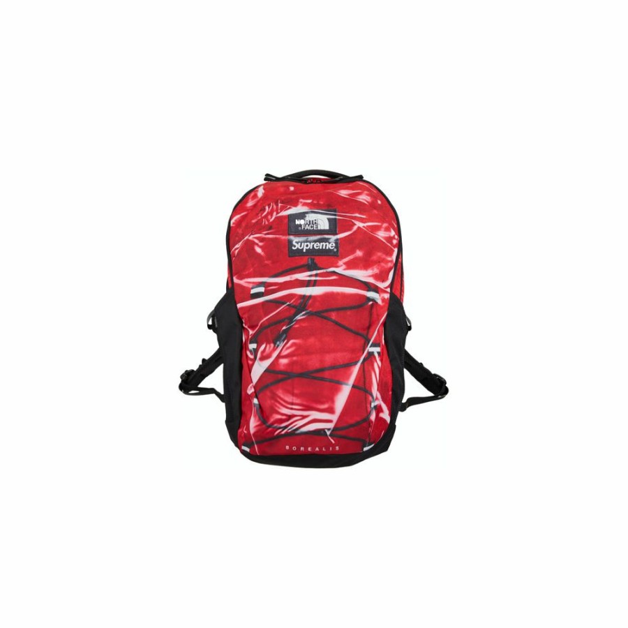 Men * | Special Offers Supreme The North Face Printed Borealis Trompe L'Oeil Backpack Red