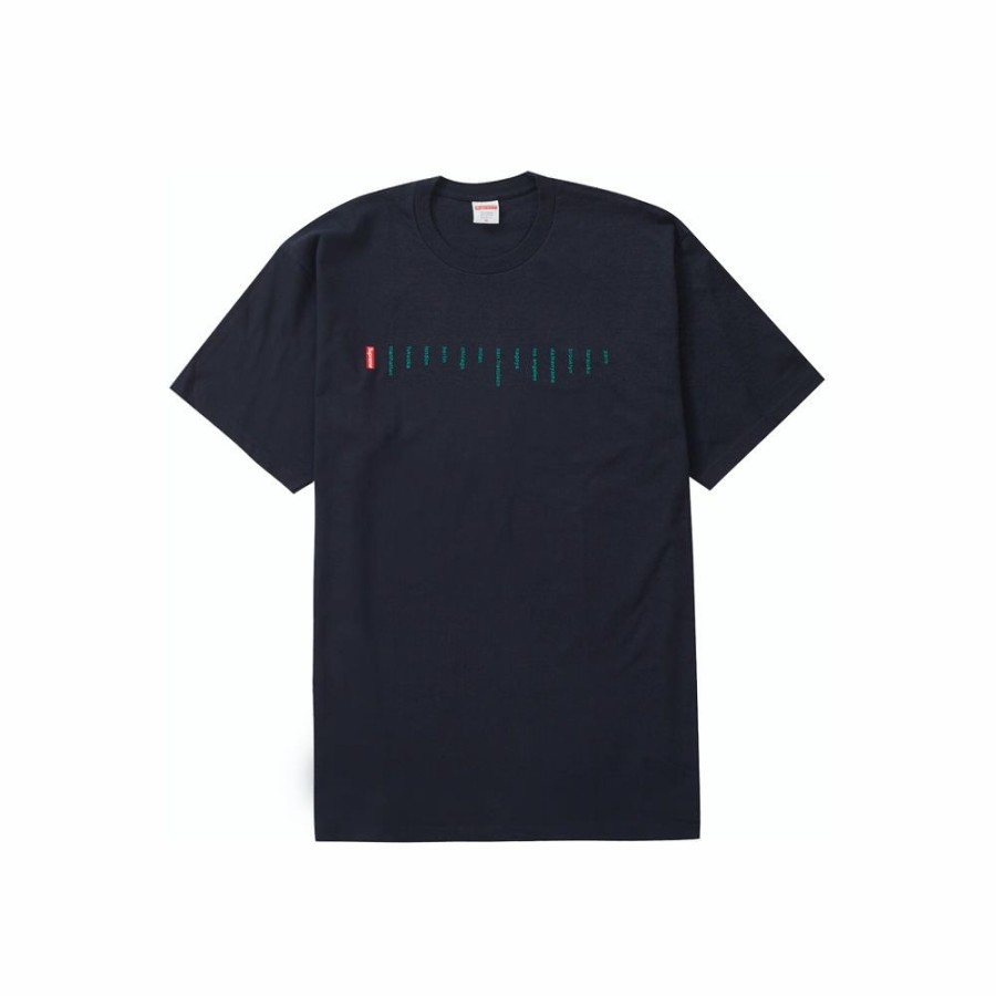 Clothing * | Suitable Price Supreme Location Tee Navy