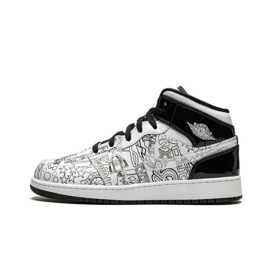 Sneakers * | Online Store Jordan 1 Mid Se Diy (Gs)