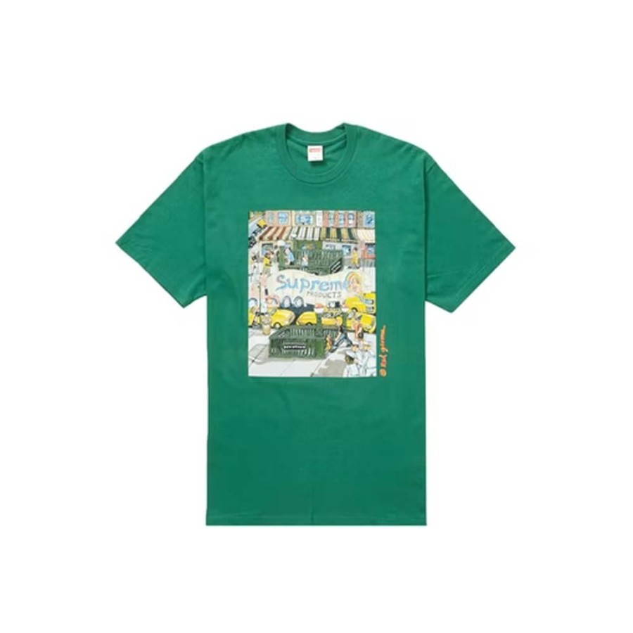 Clothing * | Special Offers Supreme Manhattan Tee Light Pine