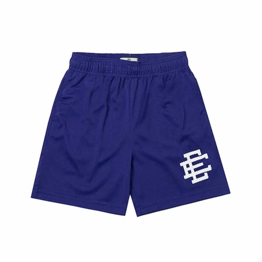 Men * | Moderate Price Eric Emanuel Ee Basic Short Purple/White