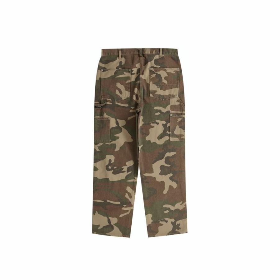 Men * | Special Price Supreme Double Knee Painter Pant (Ss23) Woodland Camo